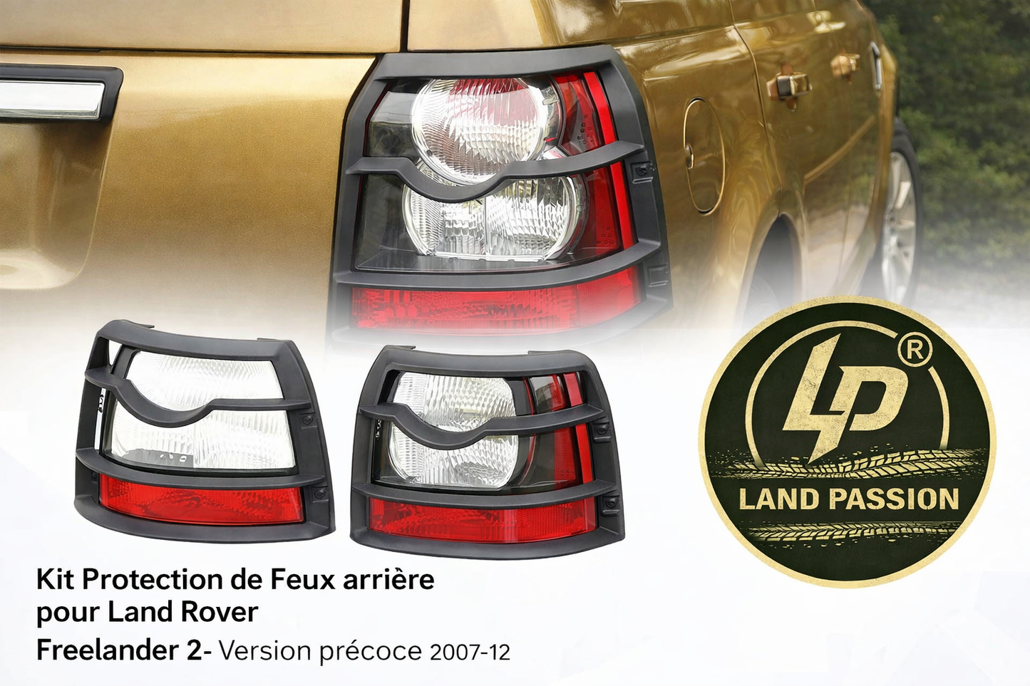 Protection optique arrière - Authentique - pour Land Rover Freelander 2