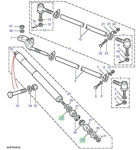Rondelle coupelle de stabilisateur de direction - 90575597 - Land Rover Range Rover Classic