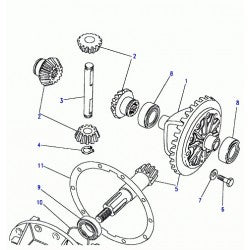 Rondelle de réglage de différentiel (0,04") - 549232 - Land Rover Range Rover Classic