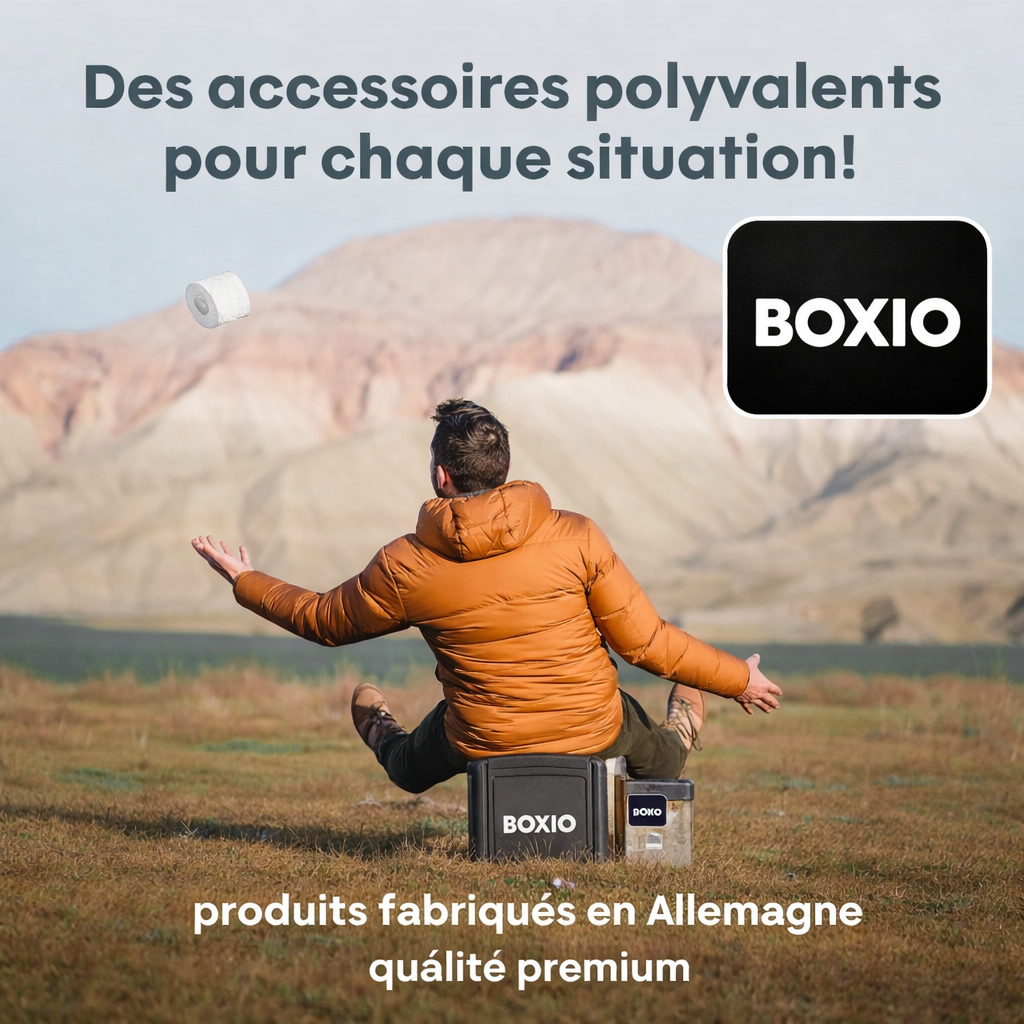 Gamme BOXIO – Modules camping et équipements nomades
