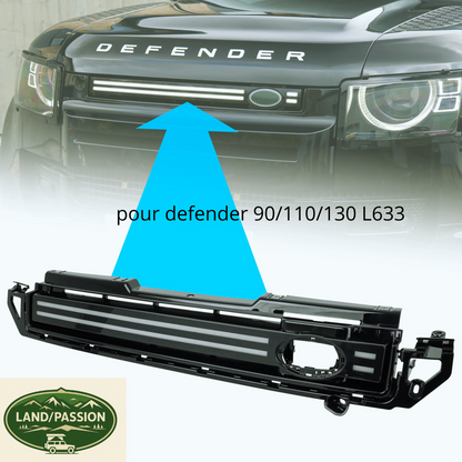 calendre grille avant LED pour Land Rover Defender L663 - Bande LED