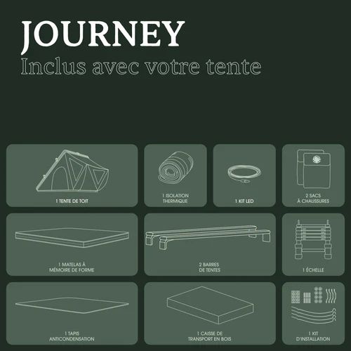 Tente de toit GO OVERLAND Journey
