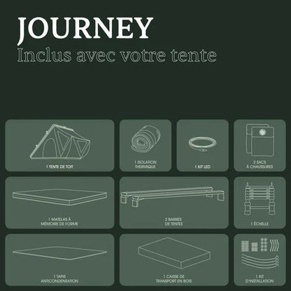 Tente de toit GO OVERLAND Journey