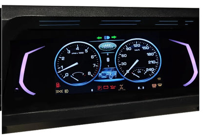 Tableau de bord numérique 3D Land Rover defender