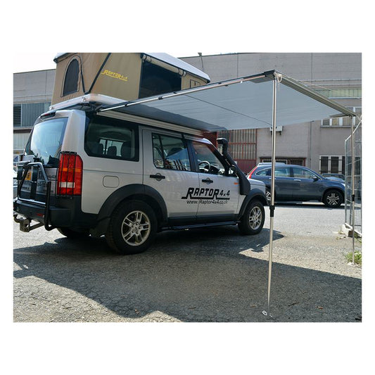 Auvent gris très robuste latéral