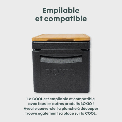 BOXIO COOL PLUS La glacière passive ultime avec accessoires !