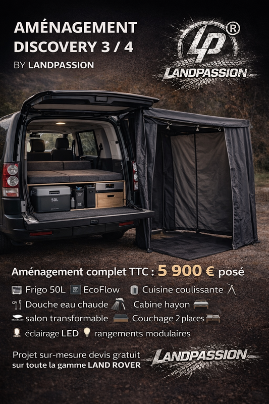 Équipement Bivouac & Overland Land Rover | Aménagement & Autonomie 4x4