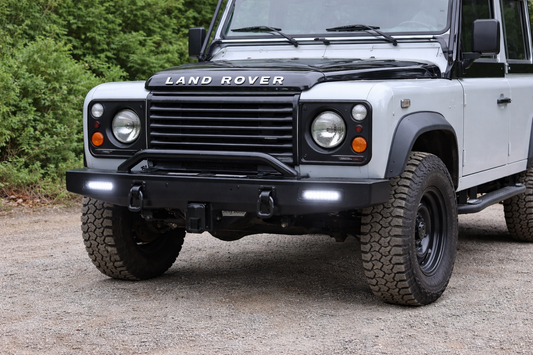Pare-chocs avant avec kit LED Land Rover defender