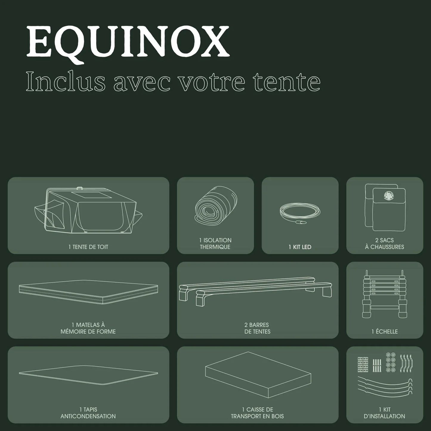 TENTE DE TOIT GO-OVERLAND CANADA EQUINOX