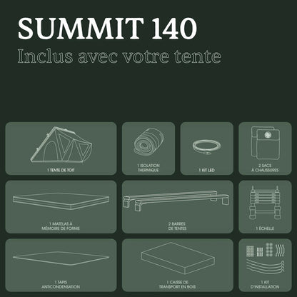 TENTE DE TOIT GO-OVERLAND CANADA SUMMIT 140