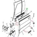 Joint de coulisse de vitre porte avant - ALR8990 - Land Rover Range Rover Classic