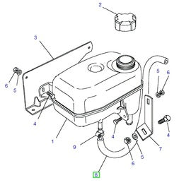 Durite de purge circuit refroidissement - NTC7308 - Land Rover Discovery 1