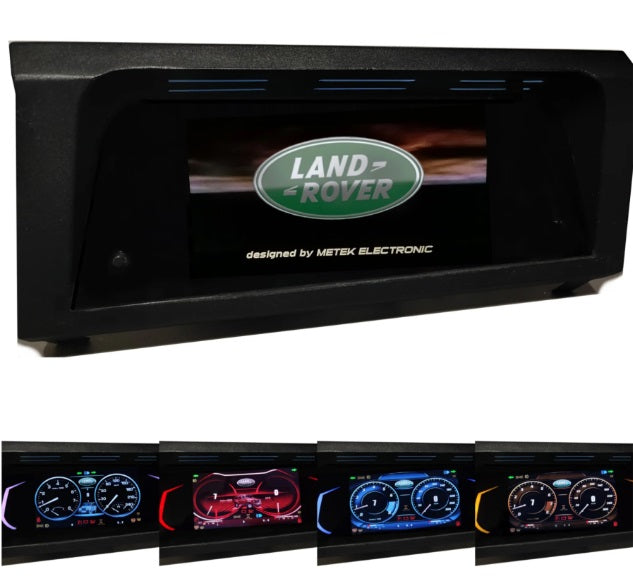 Tableau de bord numérique 3D Land Rover defender