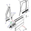 Vis charnière de porte - 391043 - Land Rover range Rover Classic