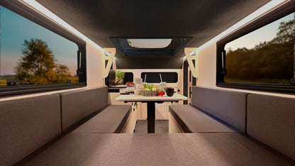 Mini caravane M23 – Avec toit relevable & fonctionnalité off-road