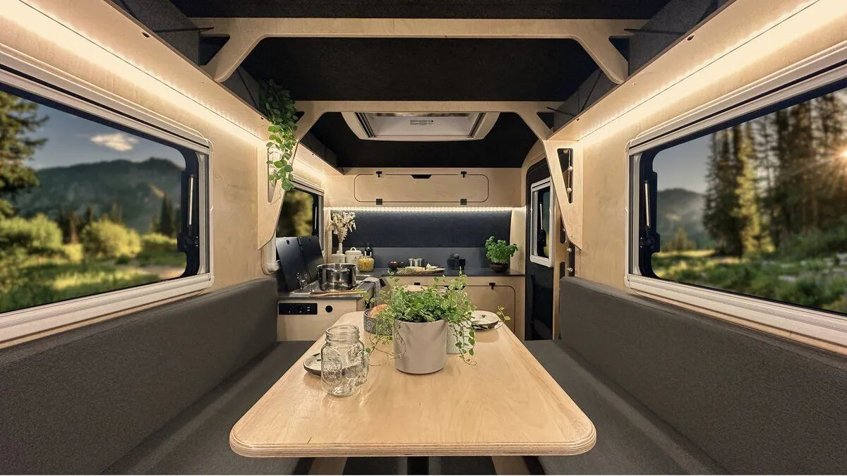 Mini caravane M24 – Compacte avec intérieur spacieux et confort