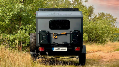 Mini caravane M23 – Avec toit relevable & fonctionnalité off-road