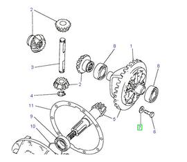 Rondelle plate différentiel - 593693 - Land Rover Range Rover Classic