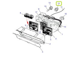 Ampoule avec porte-ampoule tableau de bord - ADU6262L - Land Rover Range Rover Classic
