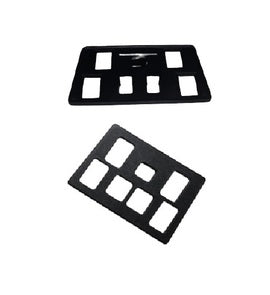 Support de commandes de console centrale (version sièges chauffants) - AG1750 - Land Rover Range Rover Classic