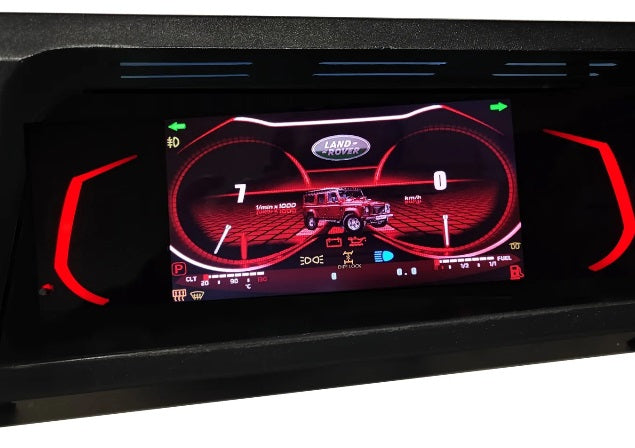 Tableau de bord numérique 3D Land Rover defender